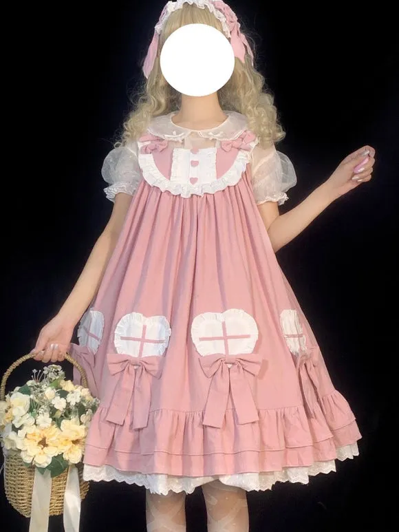 Sweet Lolita Dress Polyester Sleeveless Dress