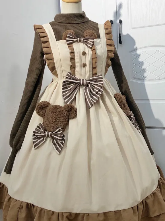 Sweet Lolita Dress Polyester Sleeveless Dress