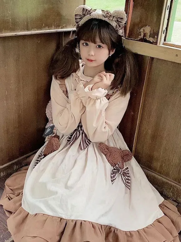 Sweet Lolita Dress Polyester Sleeveless Dress