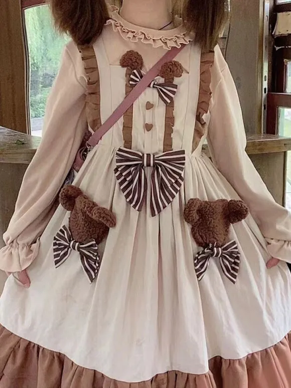 Sweet Lolita Dress Polyester Sleeveless Dress