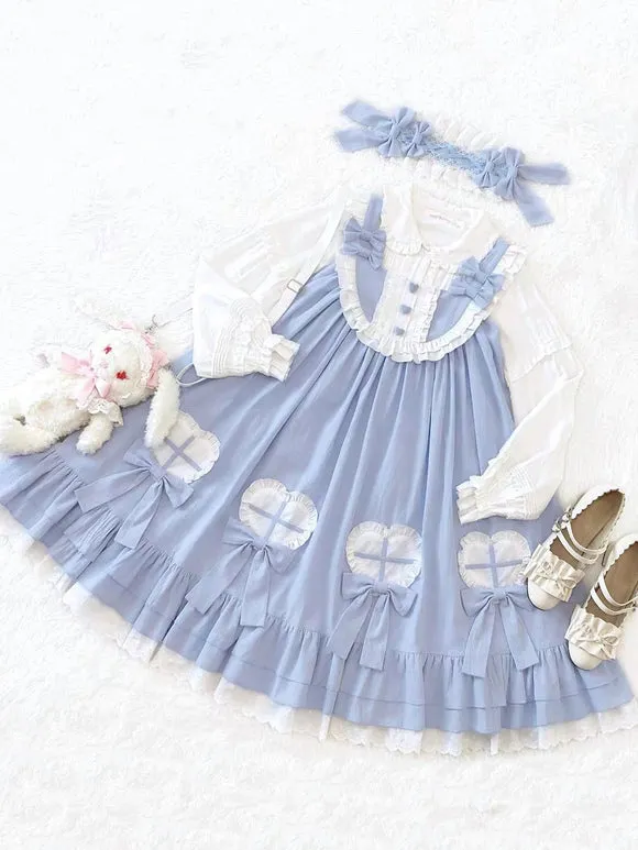 Sweet Lolita Dress Polyester Sleeveless Dress