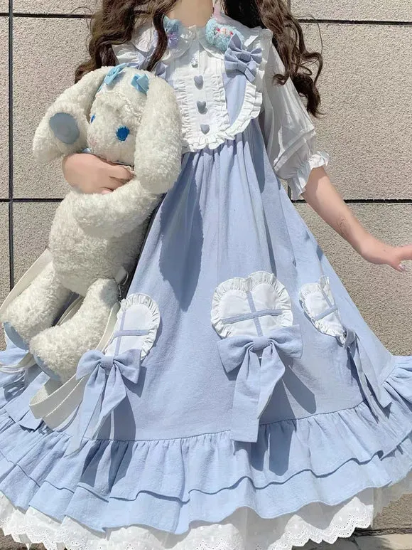 Sweet Lolita Dress Polyester Sleeveless Dress