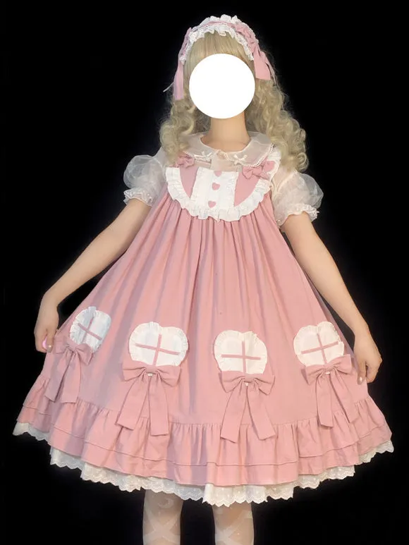 Sweet Lolita Dress Polyester Sleeveless Dress