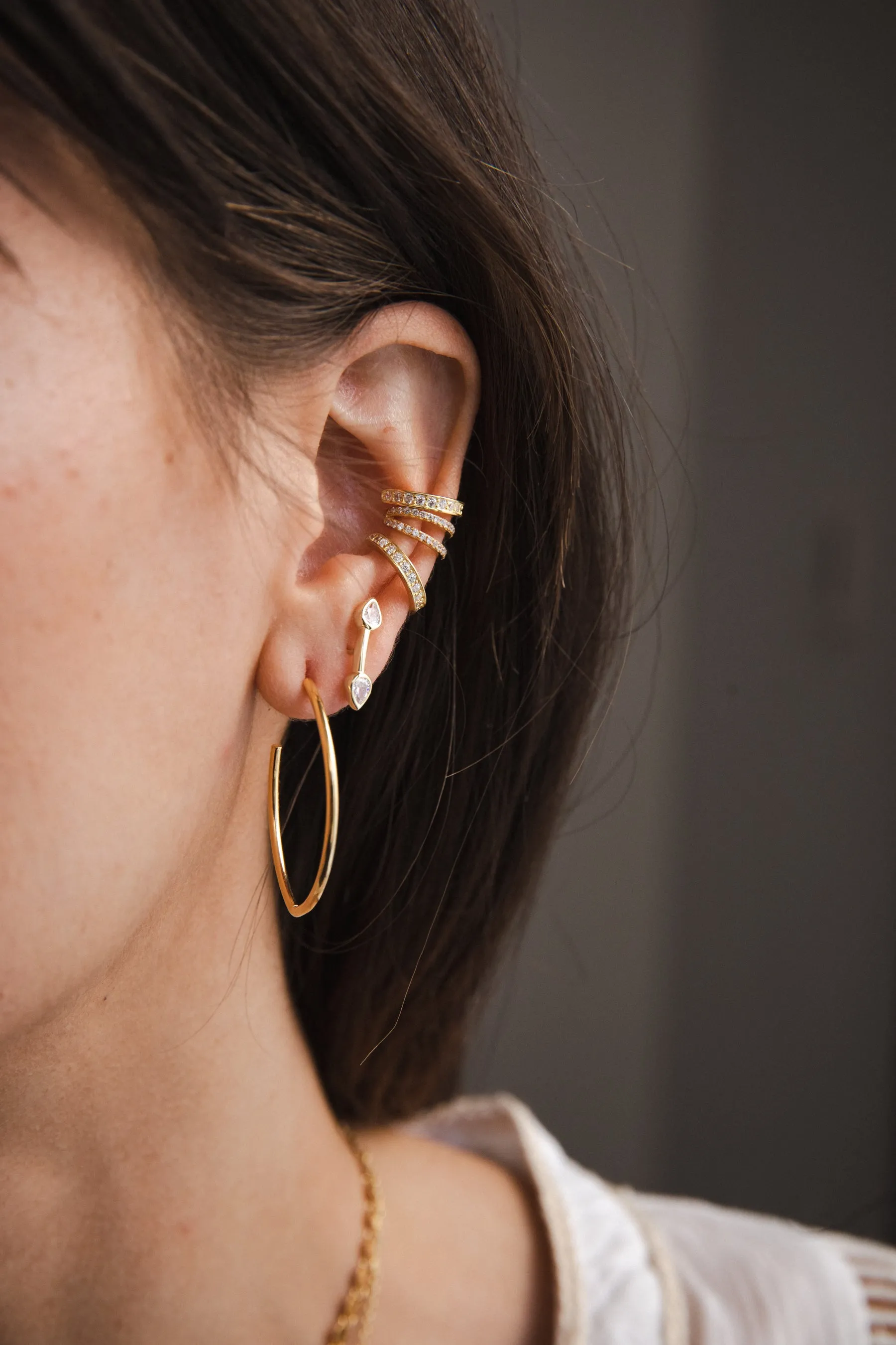Tapered Oval Hoops
