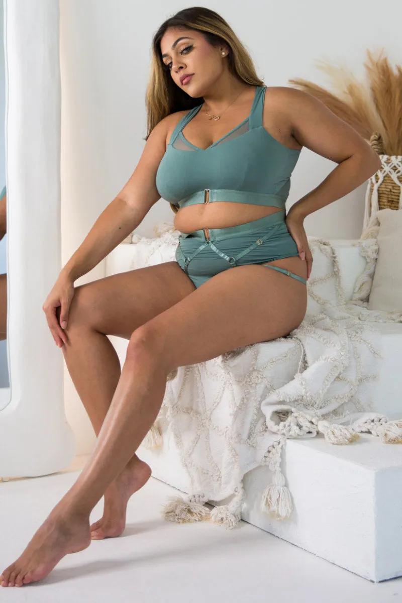Tatiana Active Perla Shorts - Sage Green