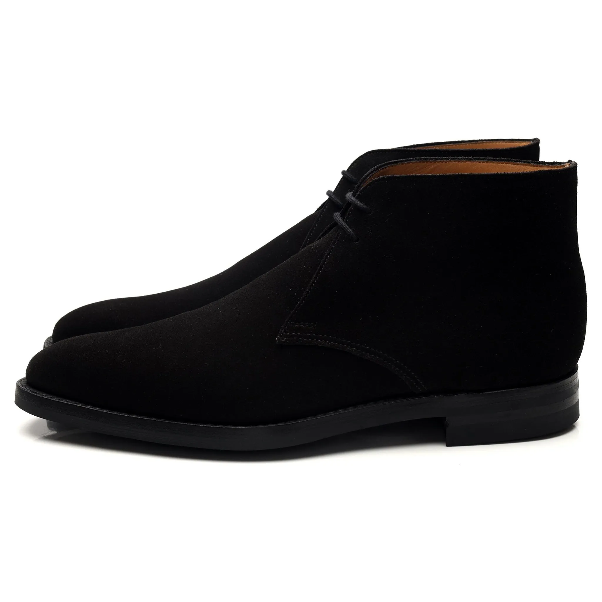 'Tetbury' Black Suede Chukka Boots UK 7 E