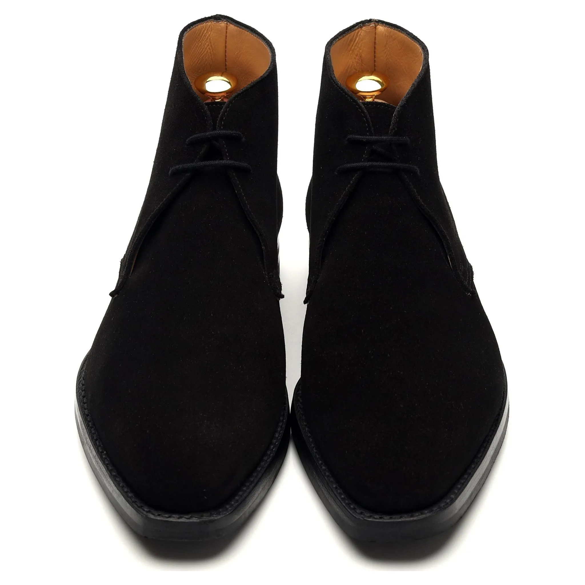 'Tetbury' Black Suede Chukka Boots UK 7 E