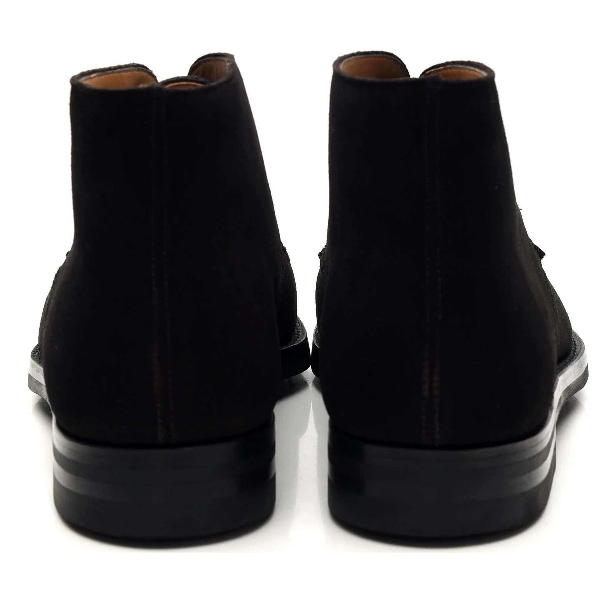 'Tetbury' Black Suede Chukka Boots UK 7 E