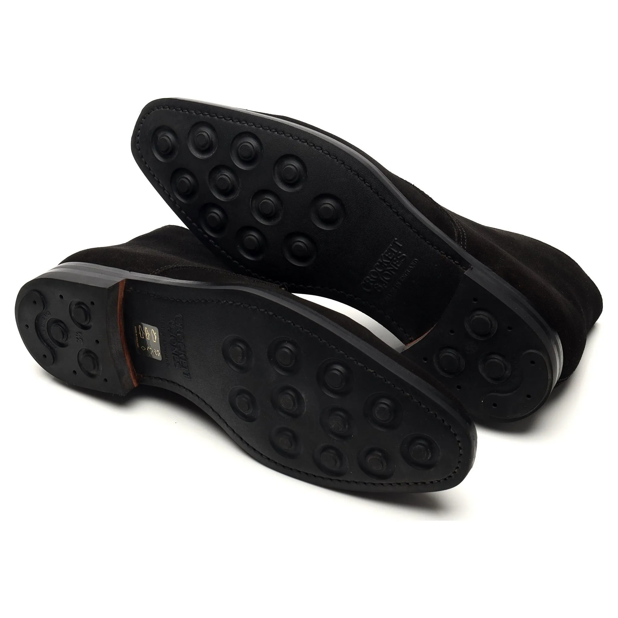 'Tetbury' Black Suede Chukka Boots UK 7 E