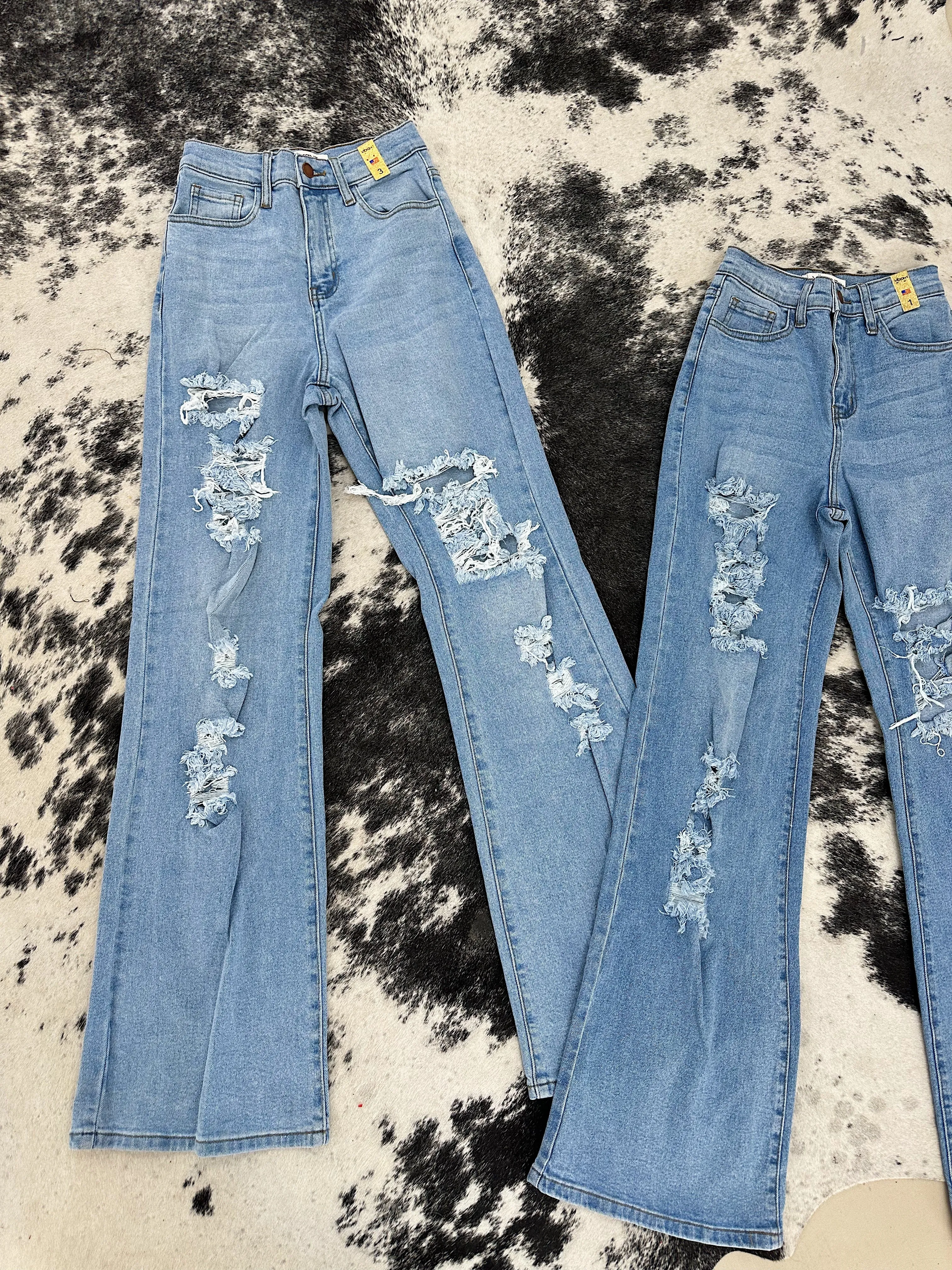 The Brandi Wide Leg Bootcut Jeans