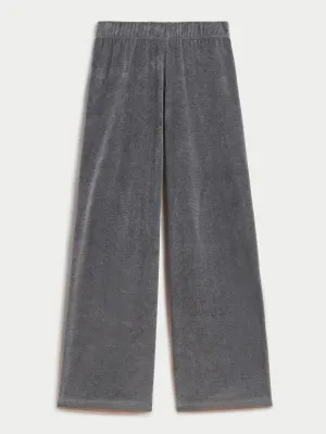 The Lito Low Rise Flare Pants in Velour