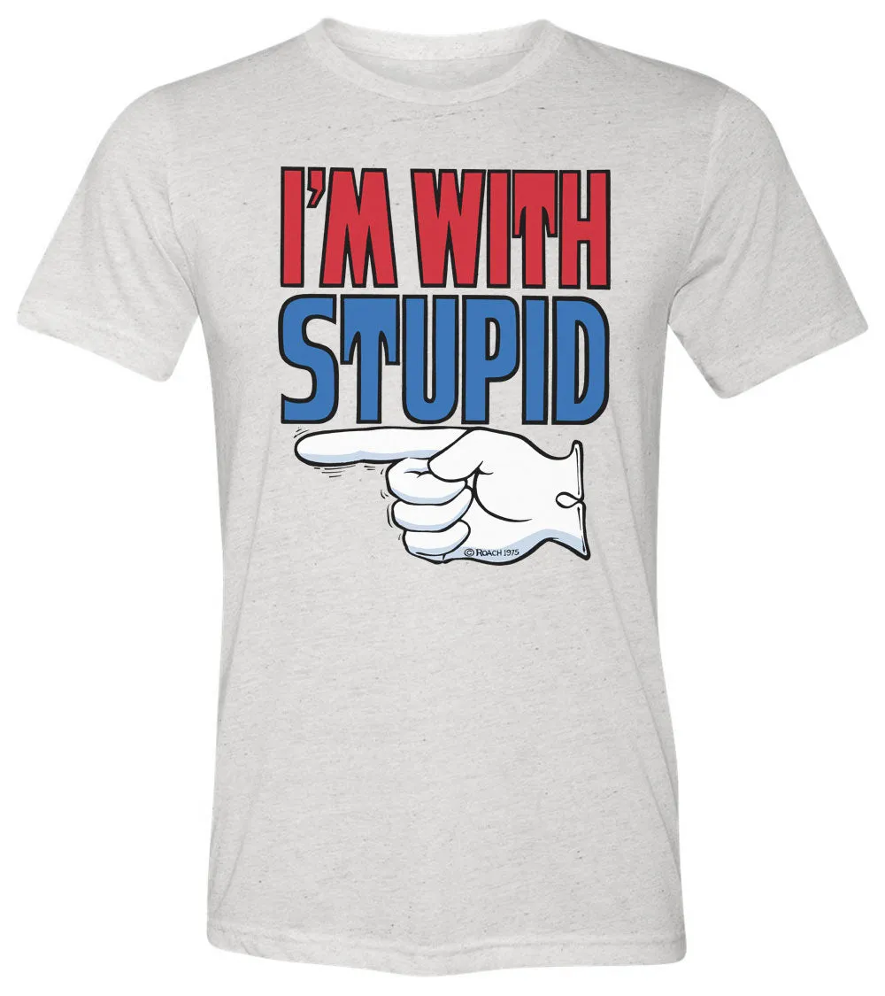 The original "I'm With Stupid" T-shirt | Short Sleeve Tee