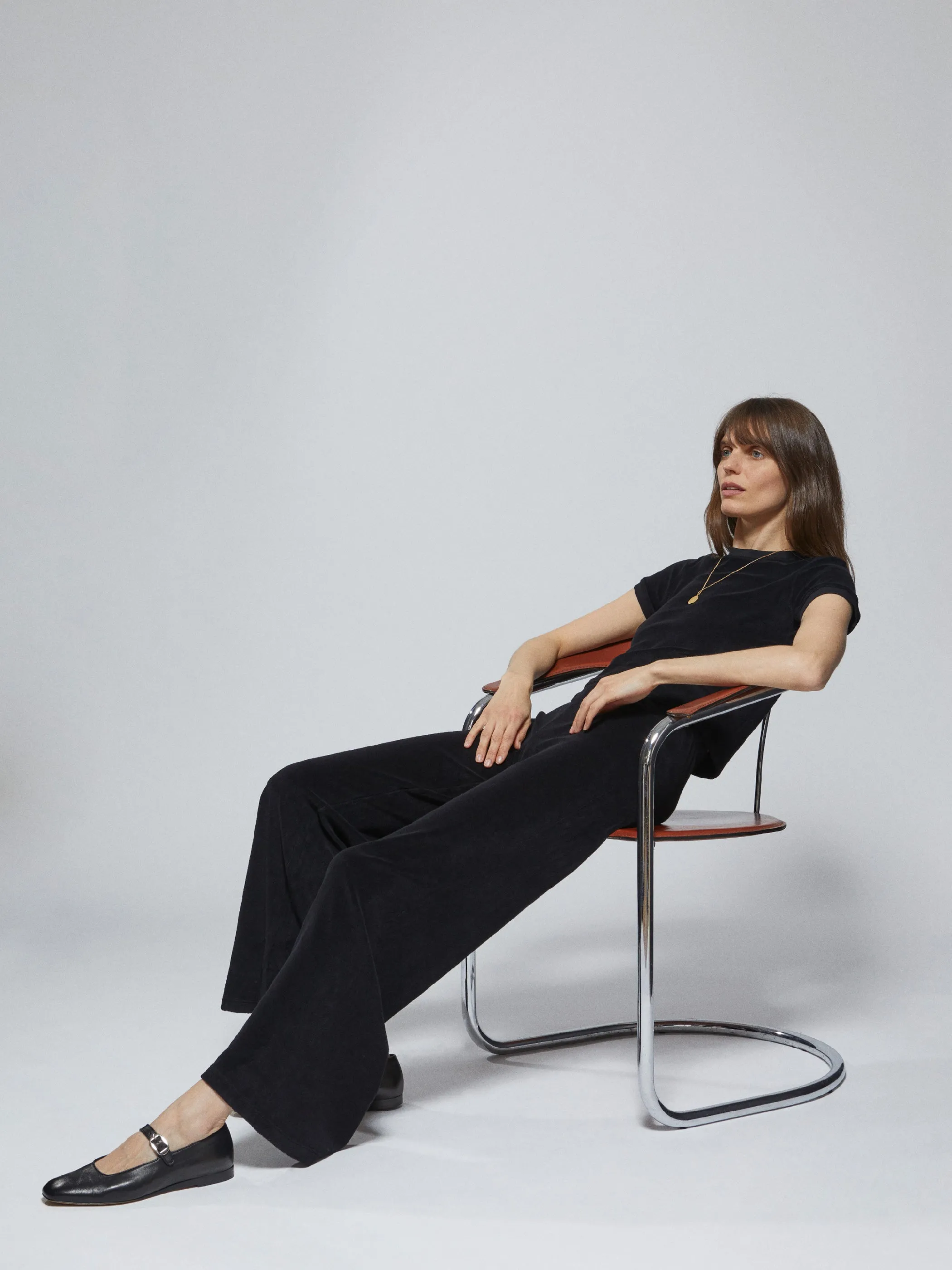 The Zephyra Flare Pants in Terry