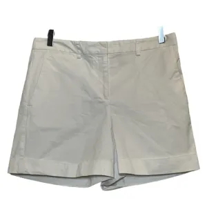 Theory Stretch White Cuffed Shorts Sz. 8