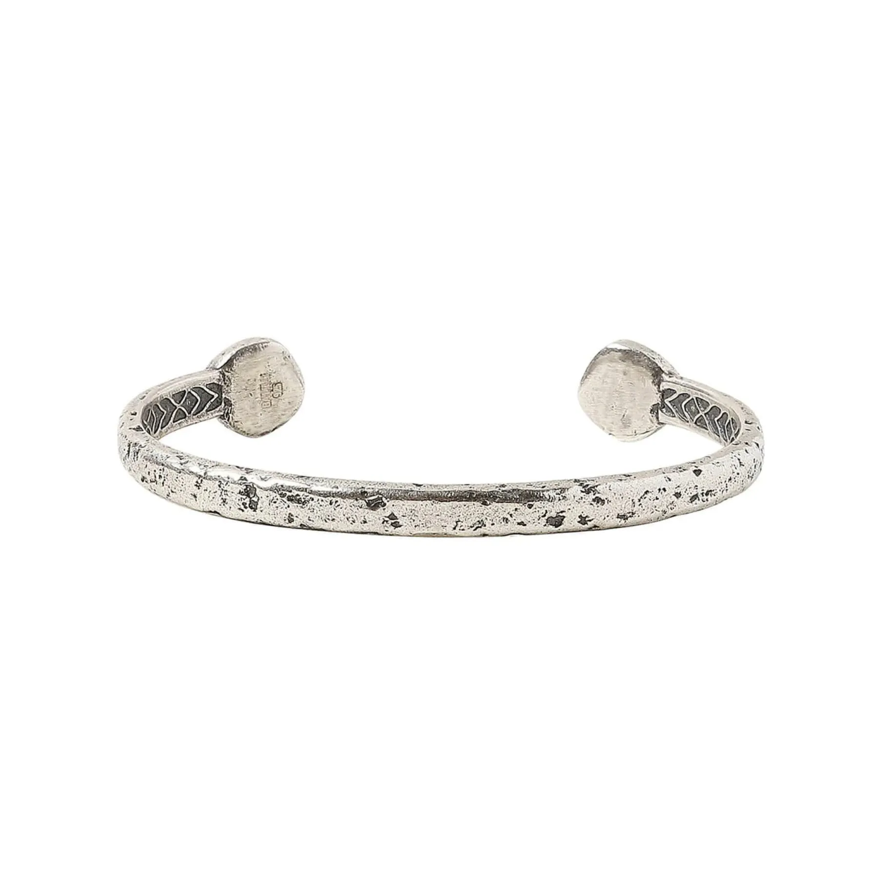 Thin Destressed Cuff Bracelet