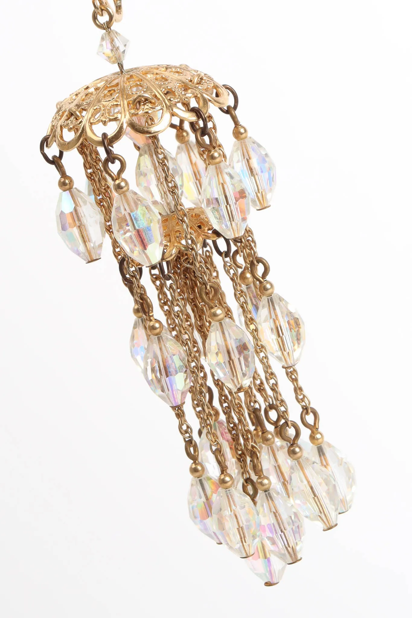 Tiered Crystal Chandelier Earrings