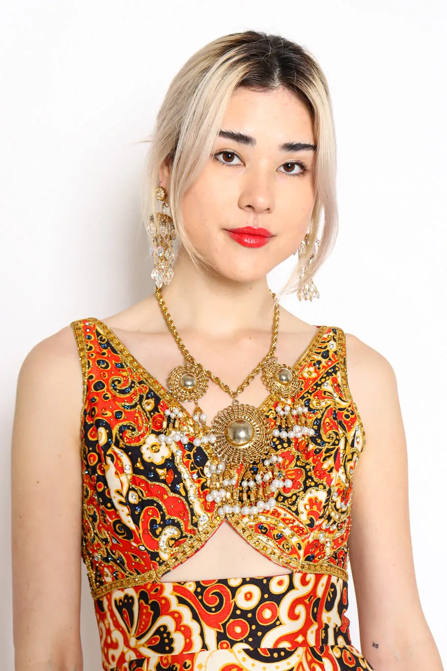 Tiered Crystal Chandelier Earrings