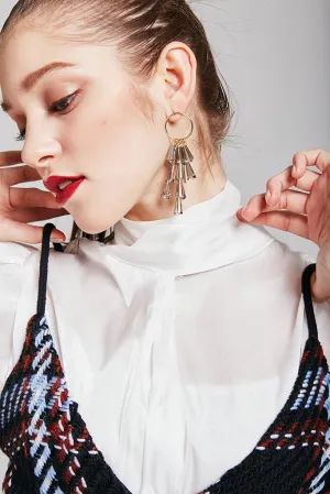 Transparent Stone Earrings