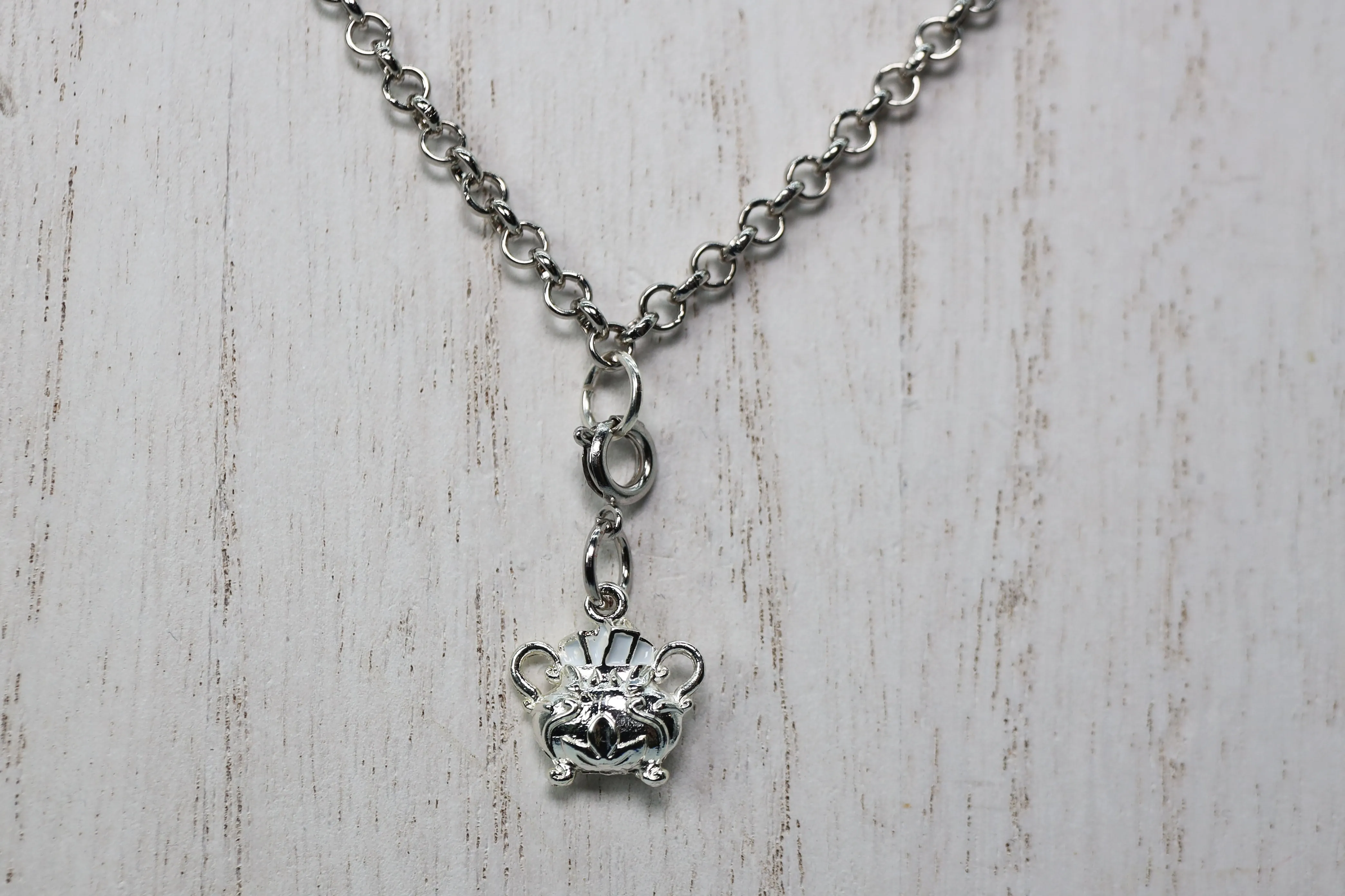 Traveler's Trinkets: Mithril Sugar Bowl Charm