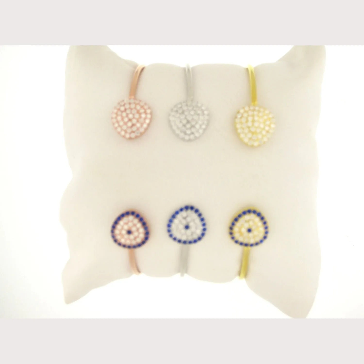 Triangle Evil Eye Bangle