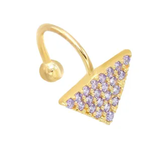 Triangle Stone Ear Cuff