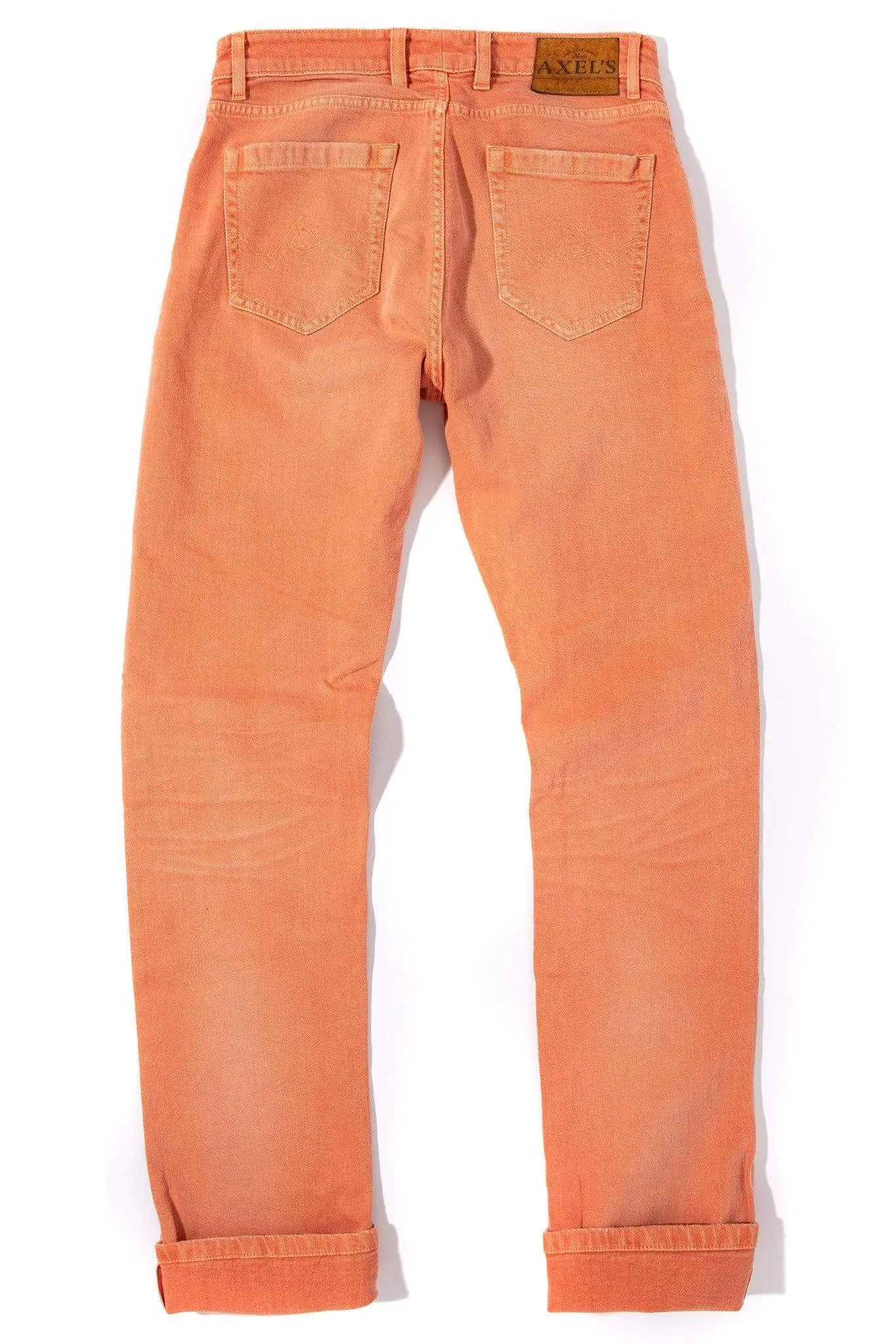 Tucson Selvedge Denim In Tangerine