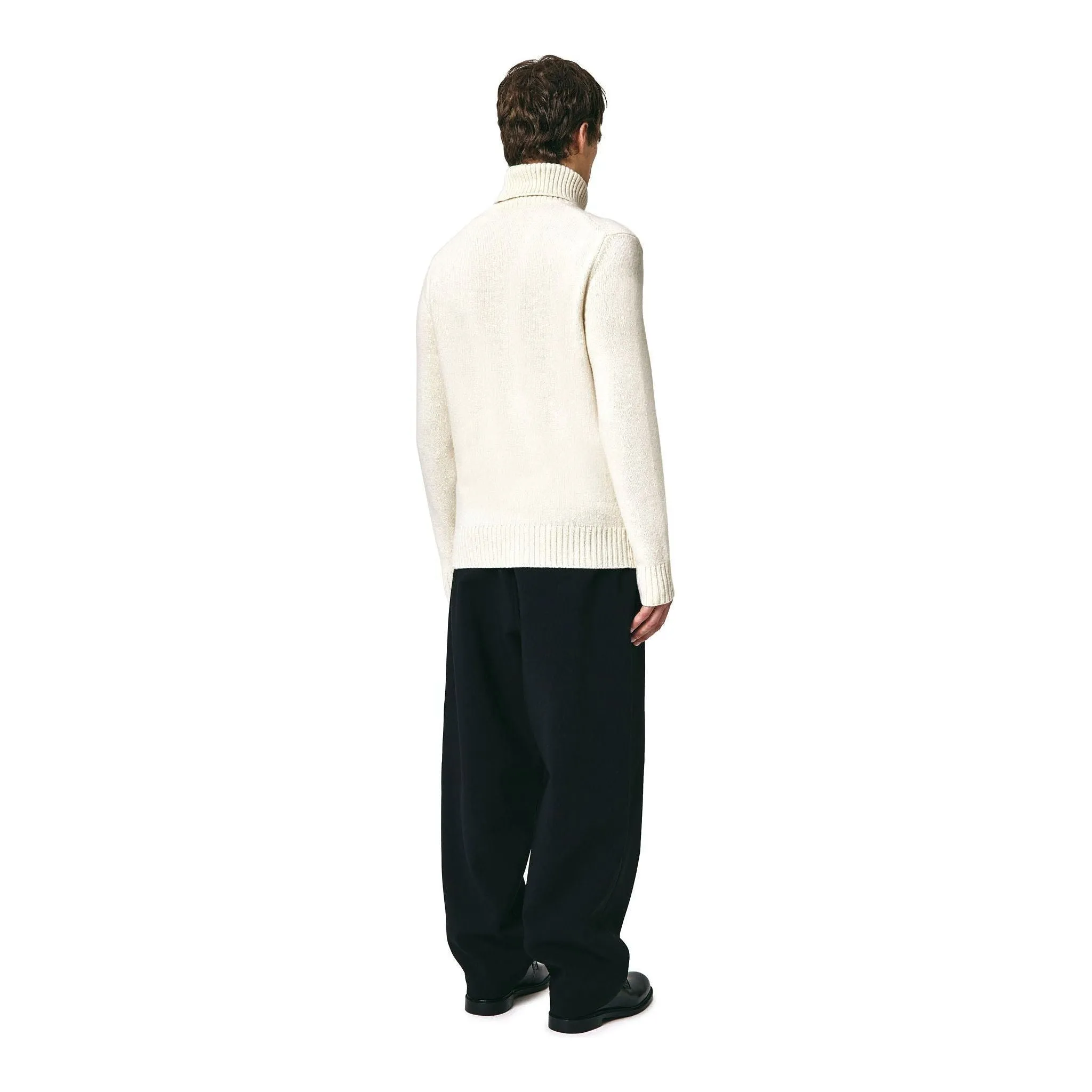 Turtle Neck Sweater, Panna