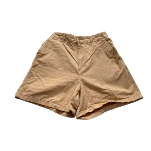 Uniqlo high waisted shorts size S 100% cotton tan new without tags