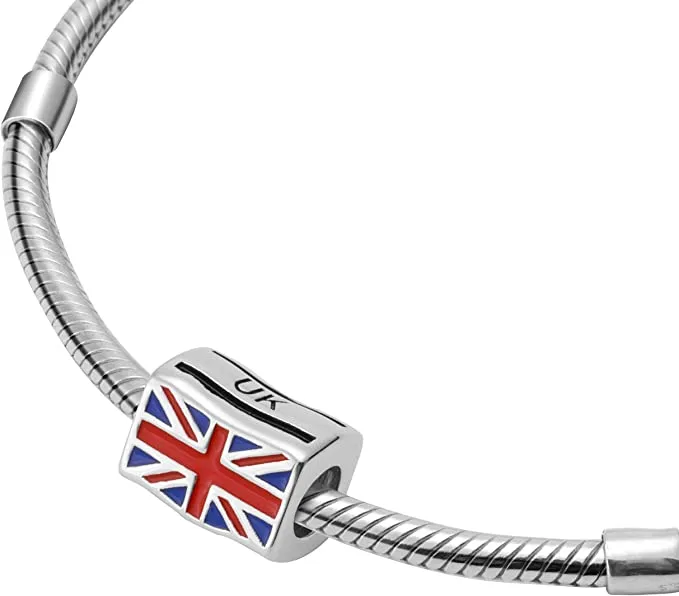 United Kingdom UK Flag Country Bead Charm