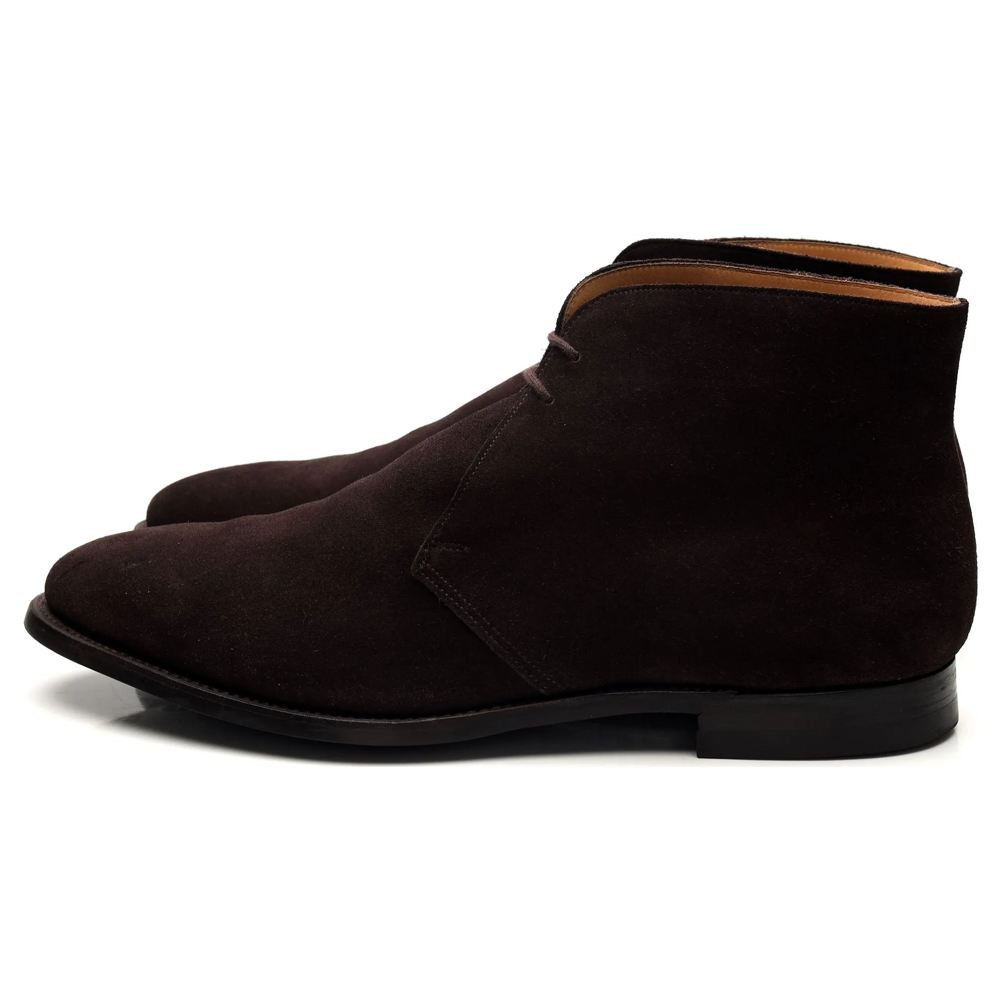 'Upton' Dark Brown Suede Chukka Boots UK 11 E