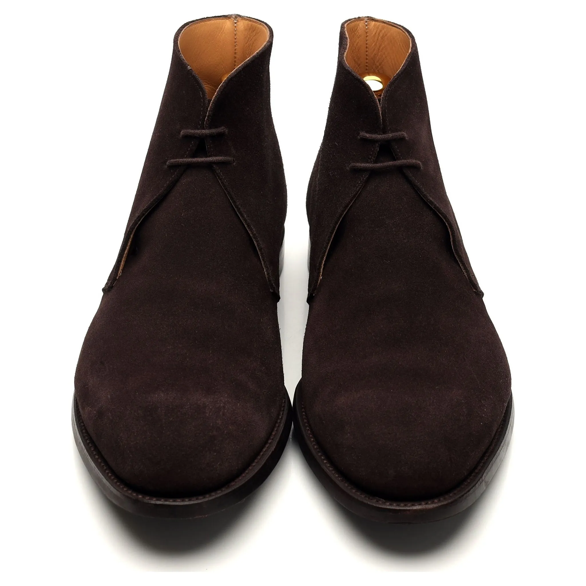 'Upton' Dark Brown Suede Chukka Boots UK 11 E