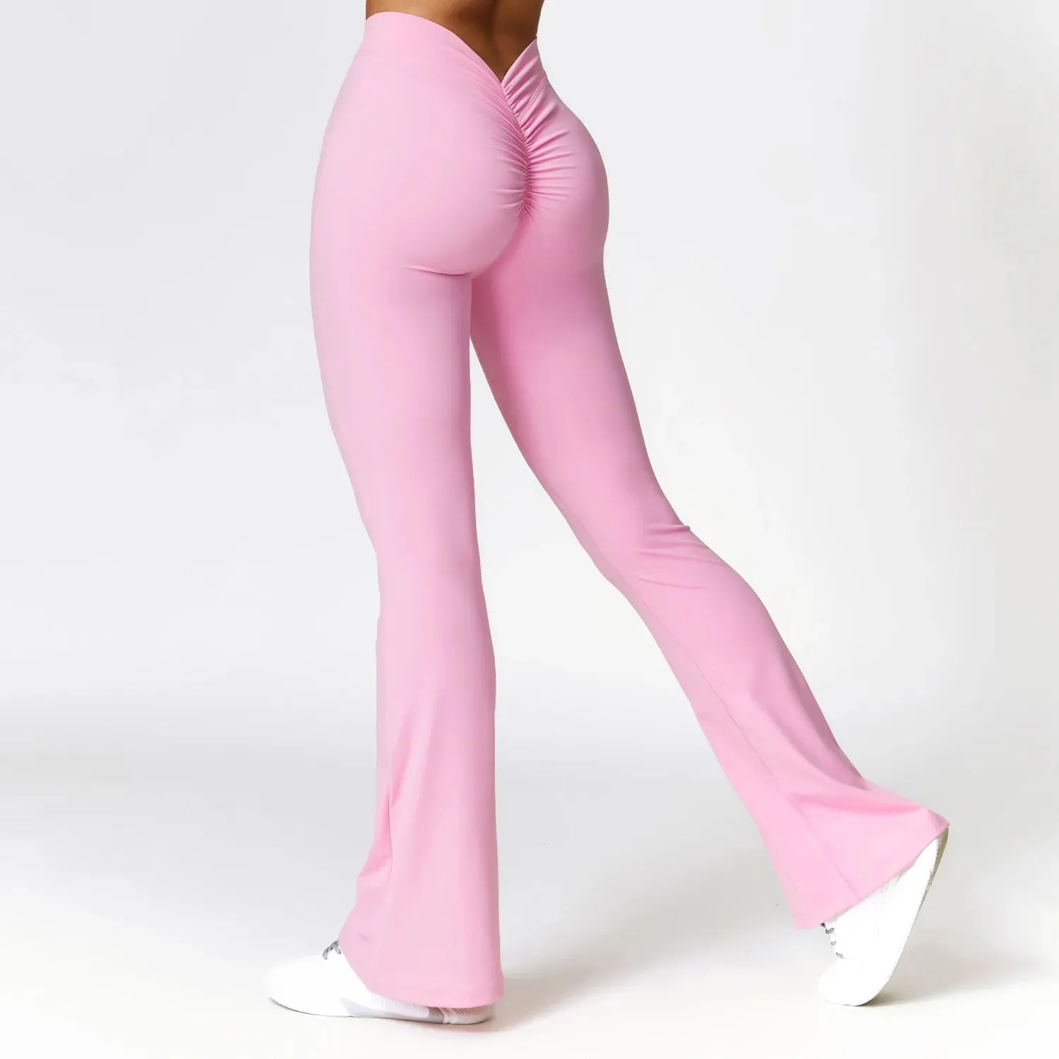 V backed Flare Leggings