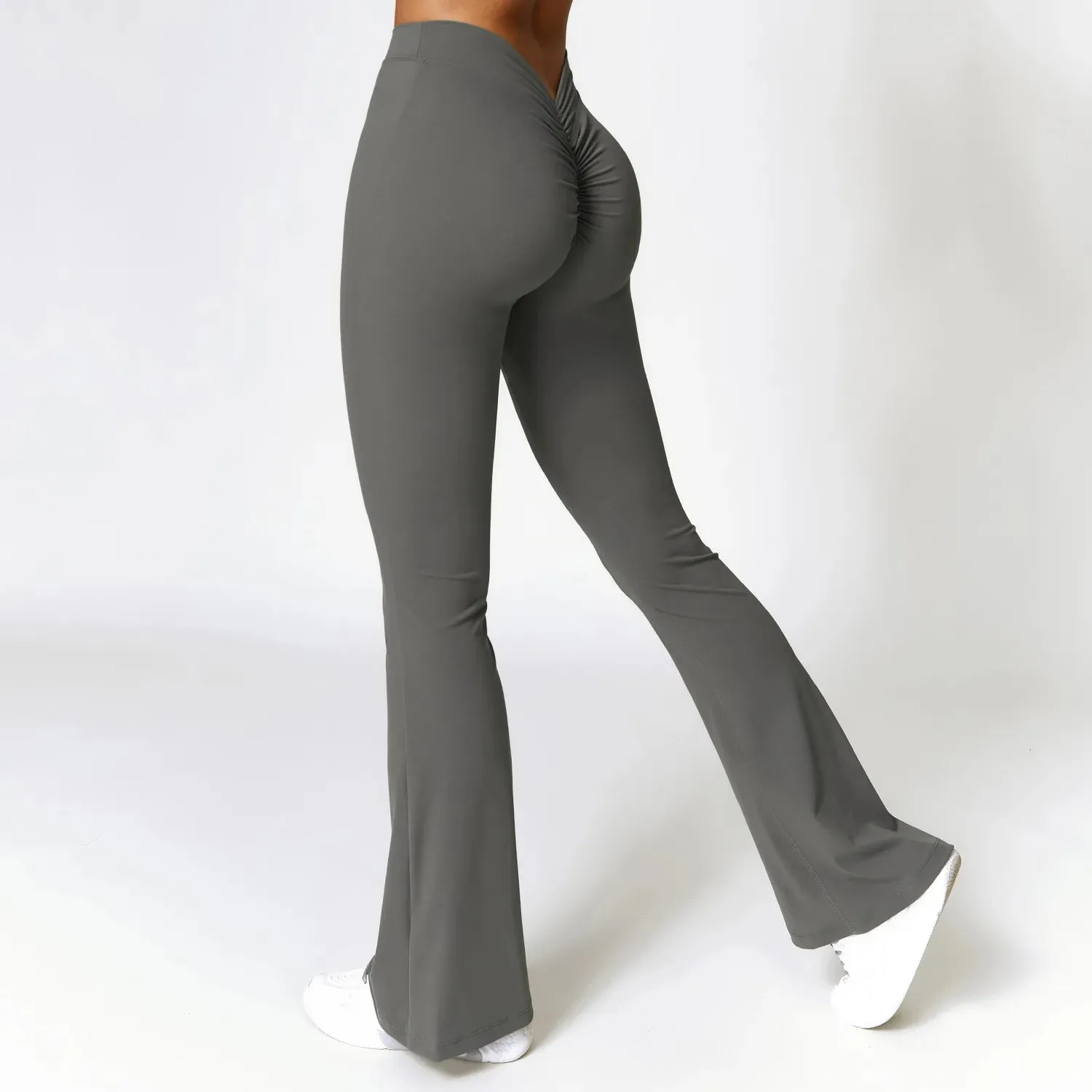 V backed Flare Leggings