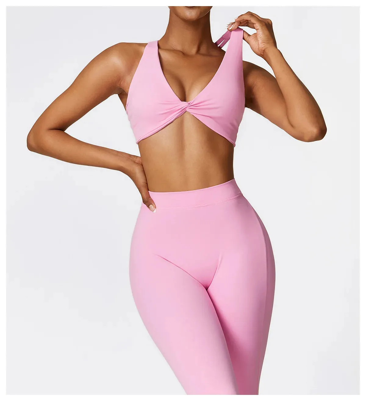 V backed Flare Leggings