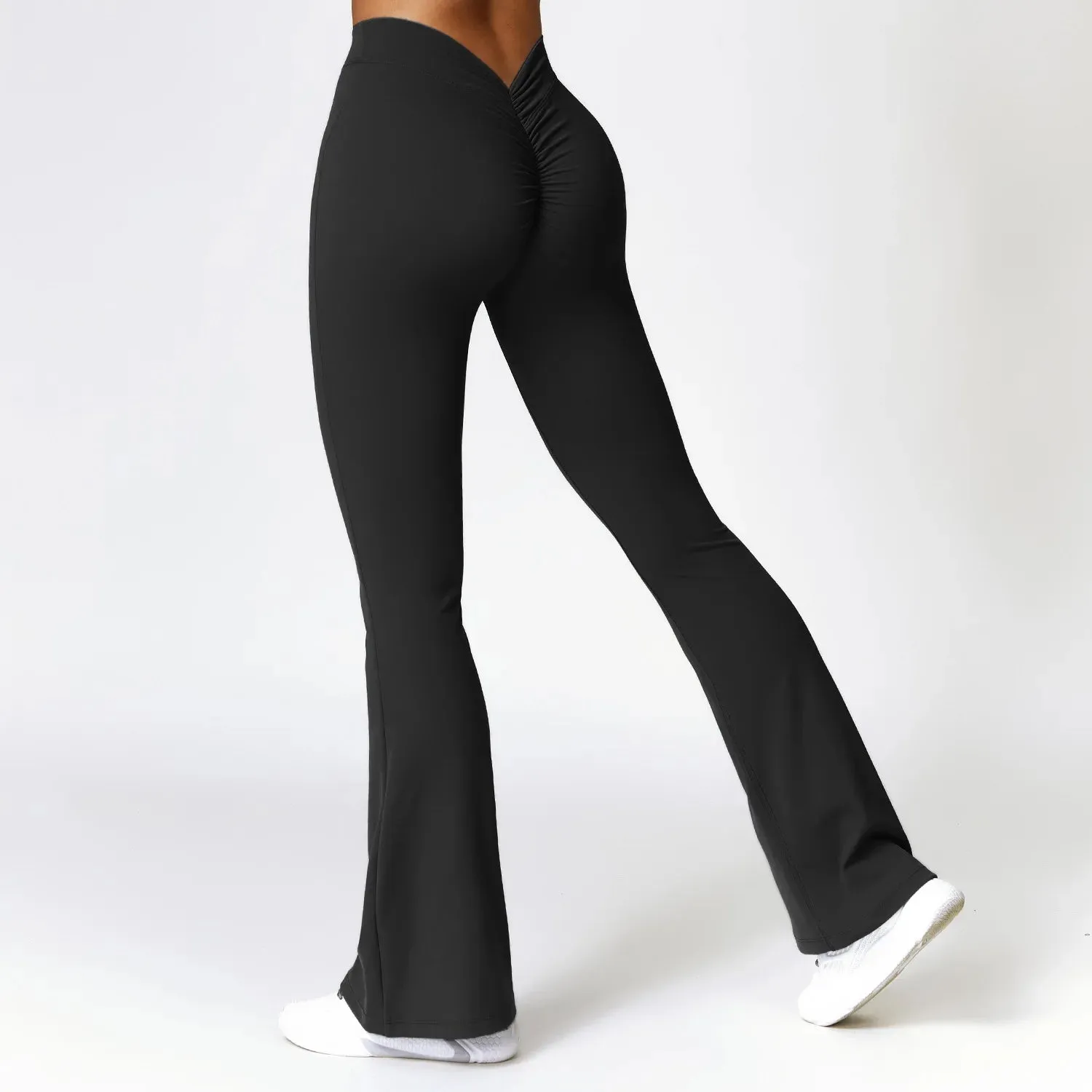 V backed Flare Leggings