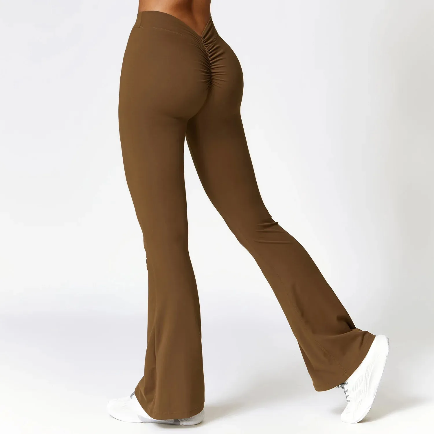 V backed Flare Leggings