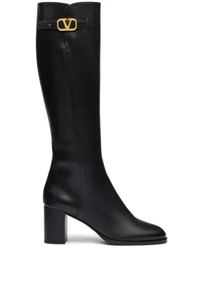 Valentino Garavani VLogo Signature 70mm knee-high boots