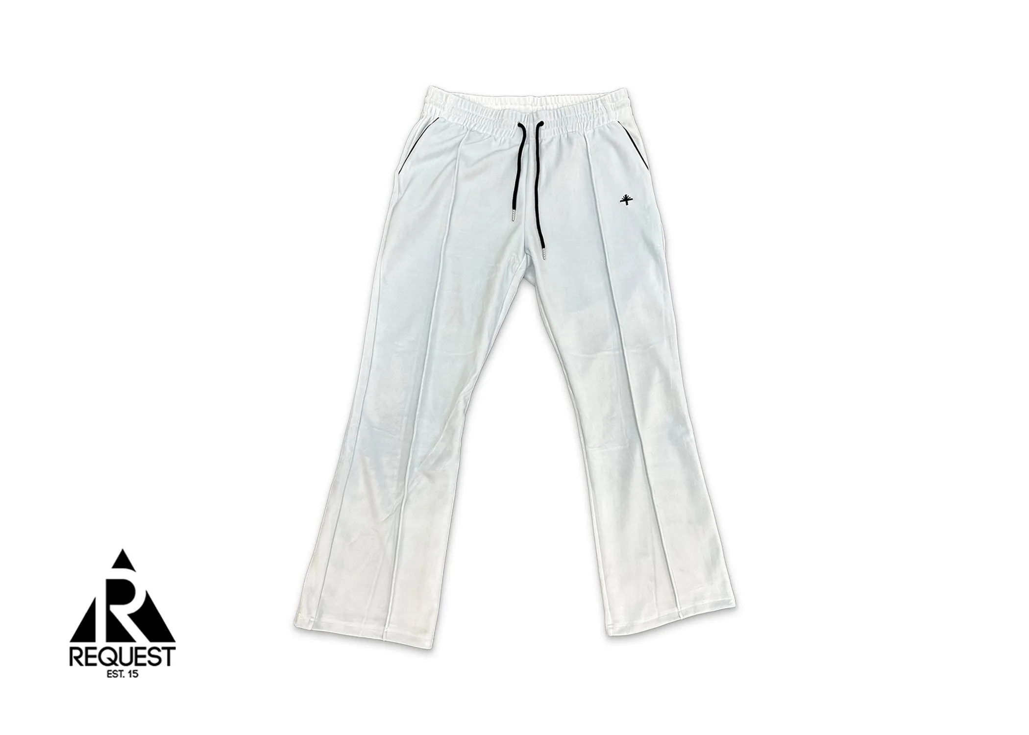 Velour Flare Pants "Baby Blue"