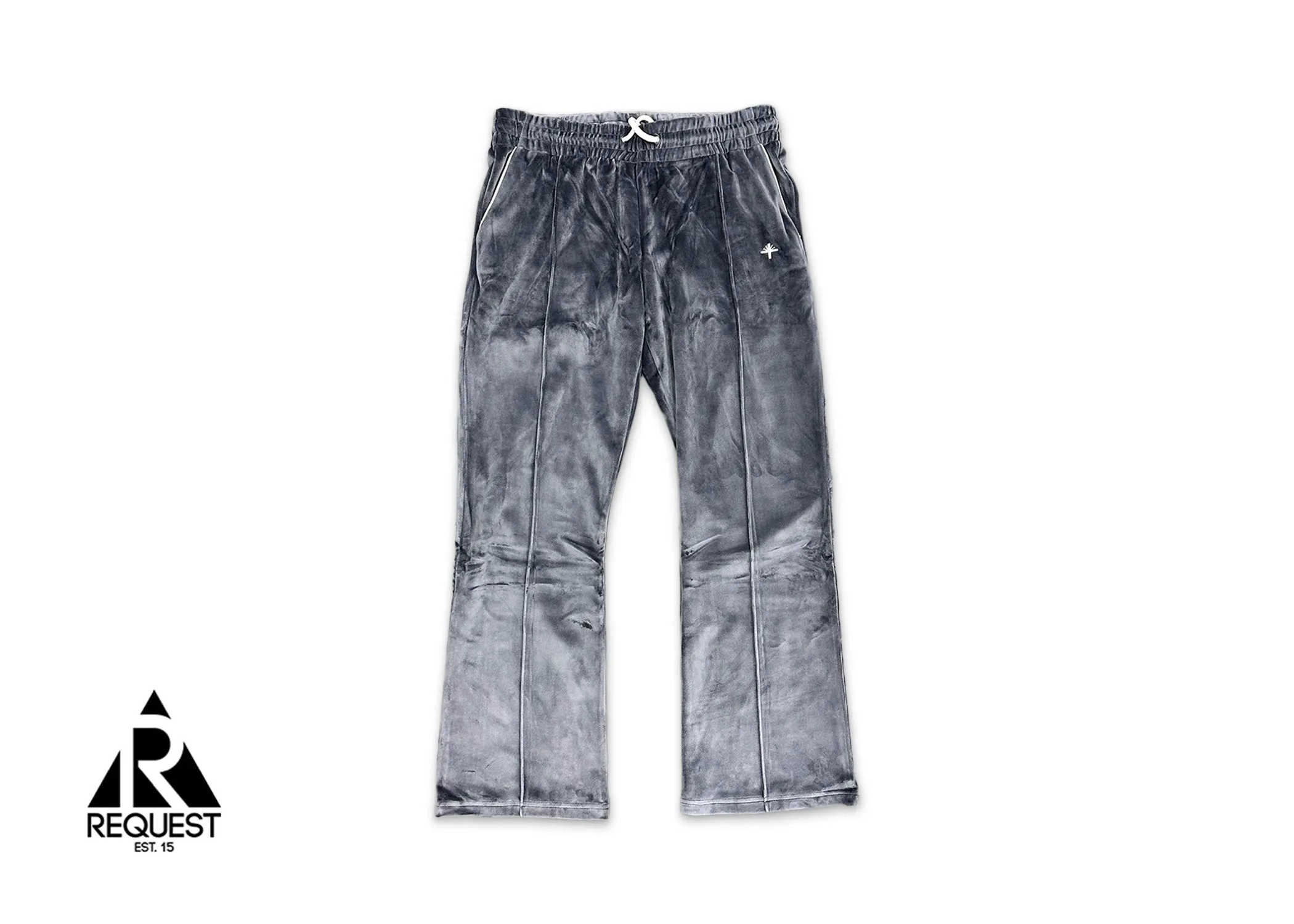 Velour Flare Pants "Navy"