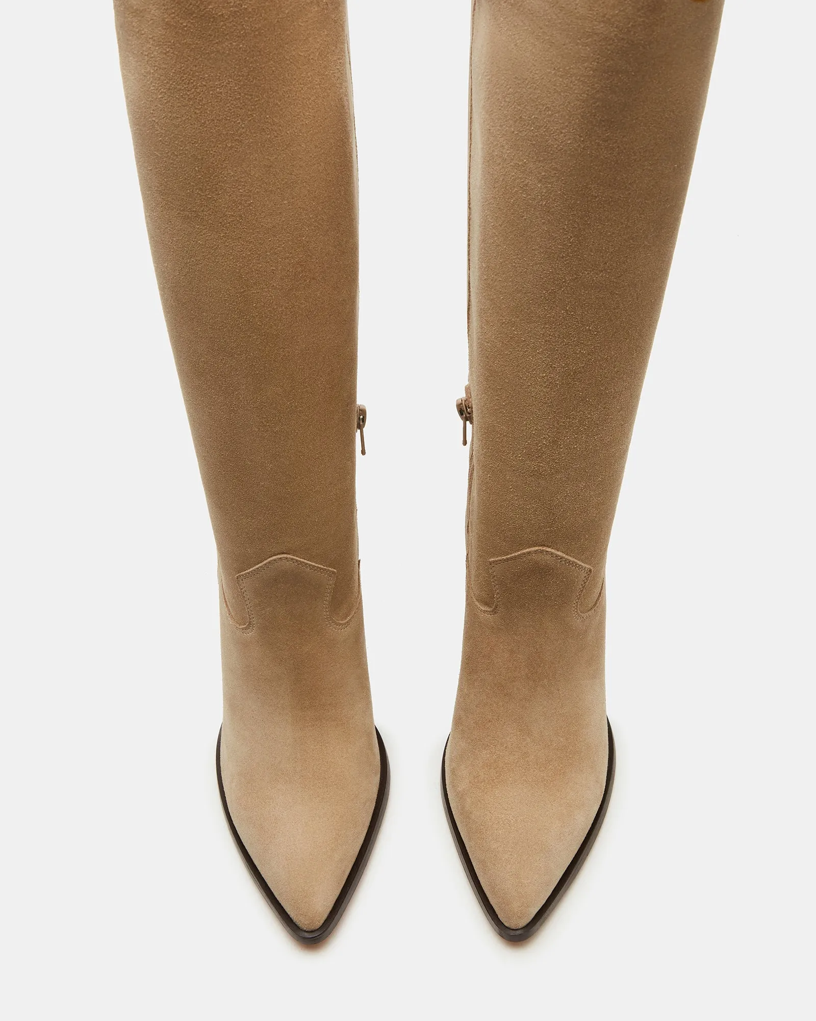 VESEY TAUPE SUEDE