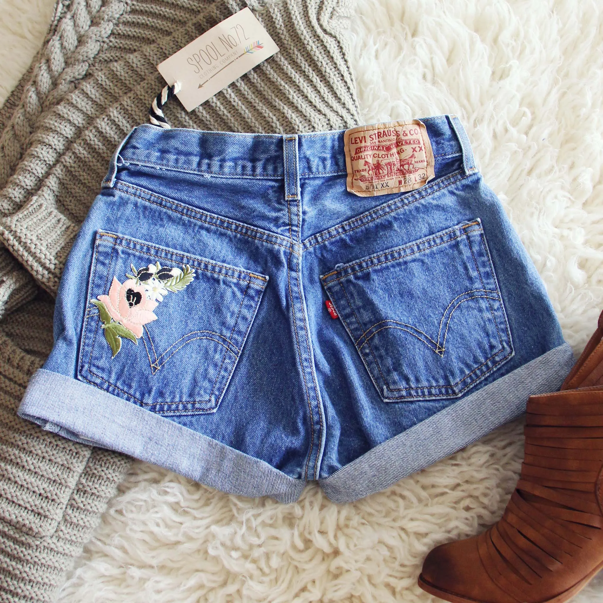 Vintage Cuffed Sparrow Shorts