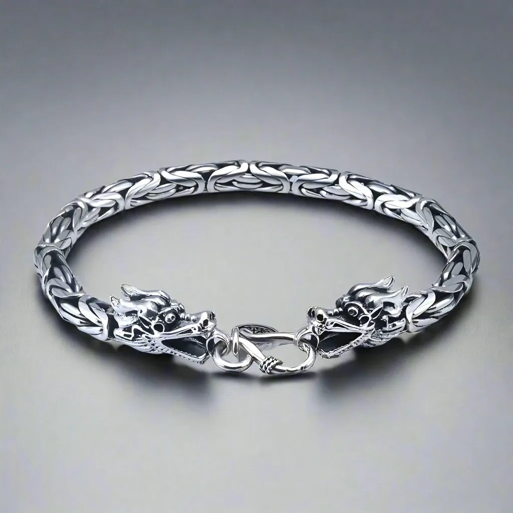 Vintage Dragon Chain Gothic Bracelet