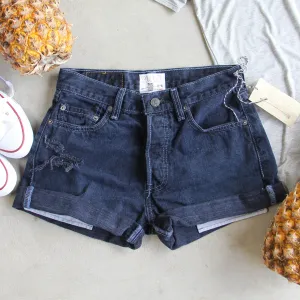 Vintage Indigo Cuffed Shorts