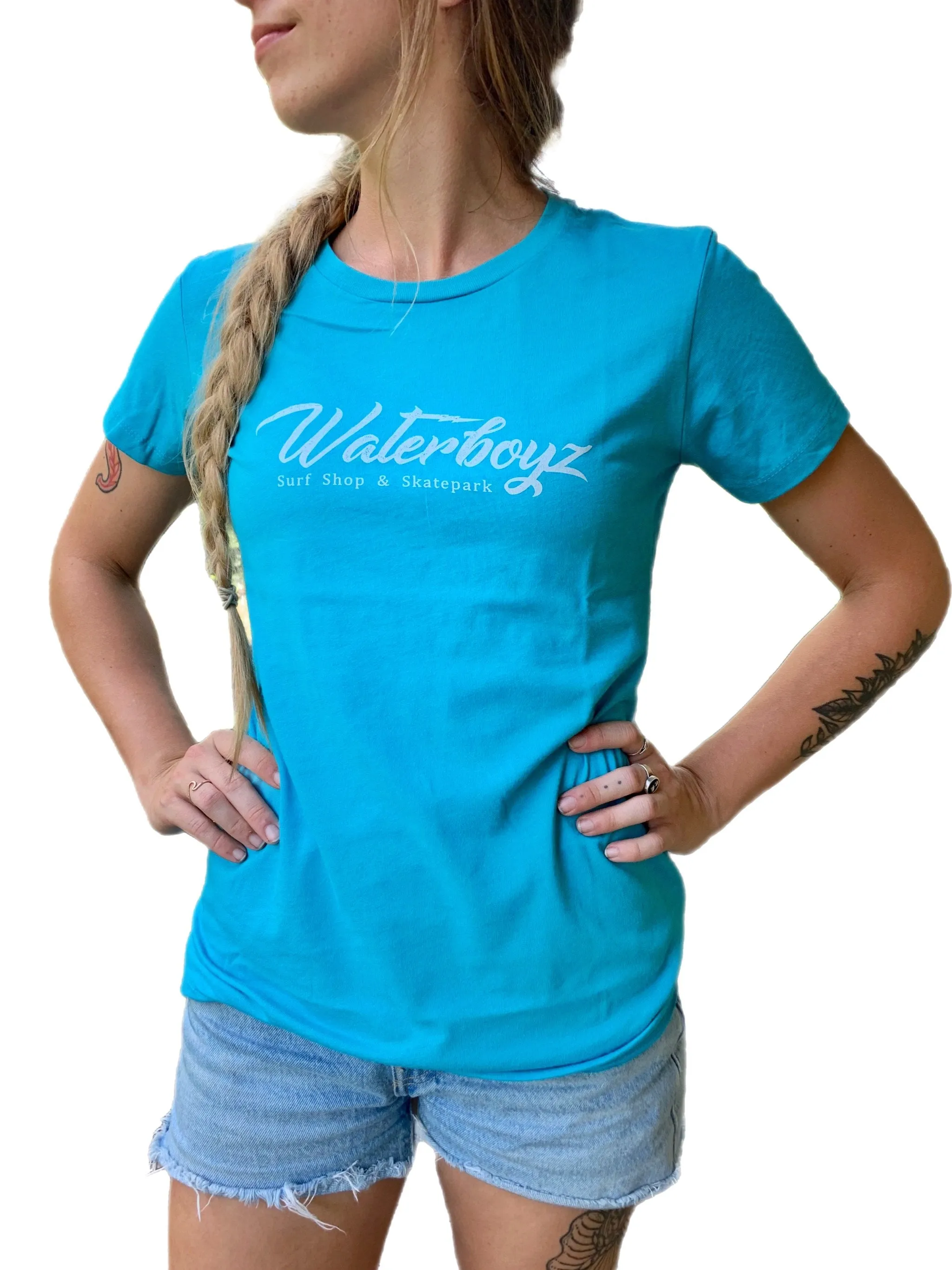 Waterboyz Girls Fitted Bolt S/S Tee