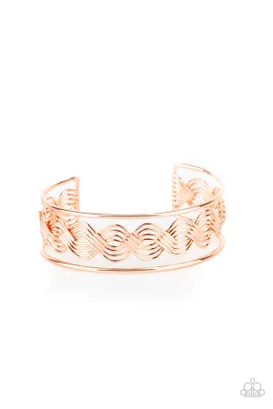 WEAVE An Impression - Copper Bracelet