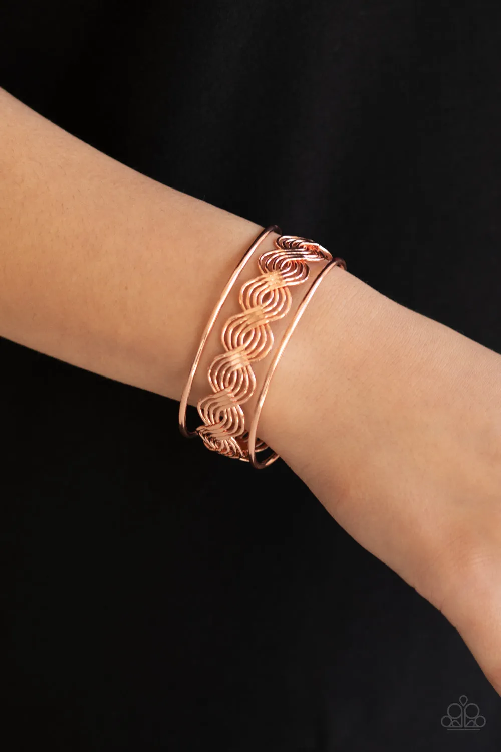 WEAVE An Impression - Copper Bracelet