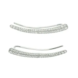 White Diamond Ear Cuffs