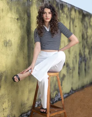 White Wide Leg Pant