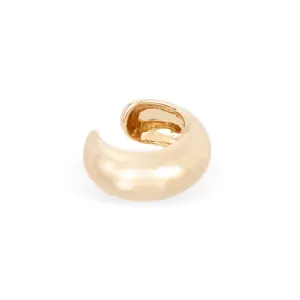 Wide Gold Dome Ear Cuff