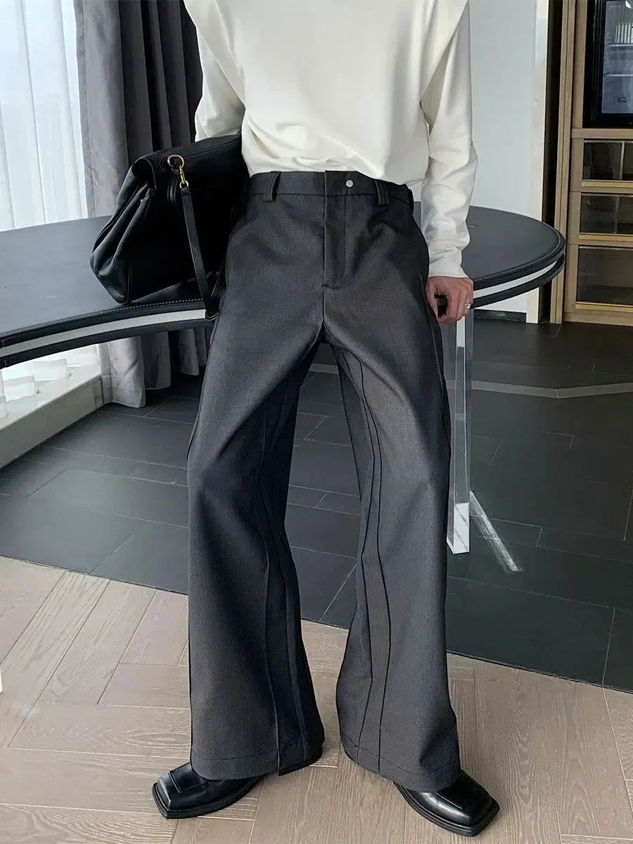 Wide-Leg Casual Pants